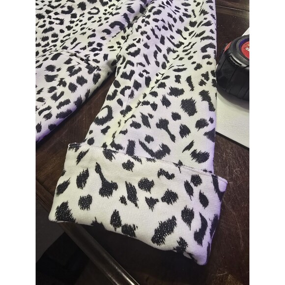 Neiman Marcus White Leopard-Print Open Front Blazer Jacket M cotton velvet - Picture 10 of 11